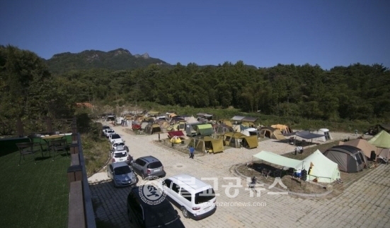담양금성산성 오토캠핑장, 레저관광의 꽃