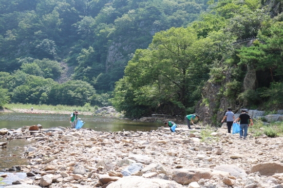 주민과 함께 깨끗한 서원계곡 만들기