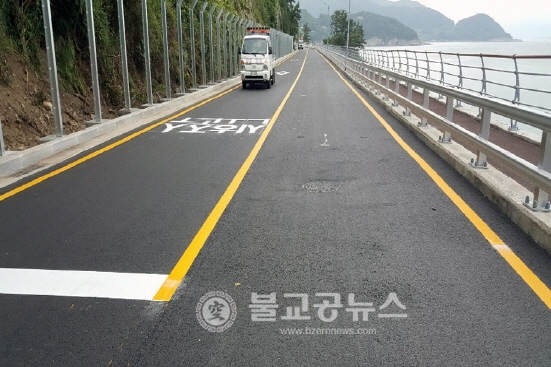 여수시, 무선~여천초 구간·마래터널 앞 도로 개통