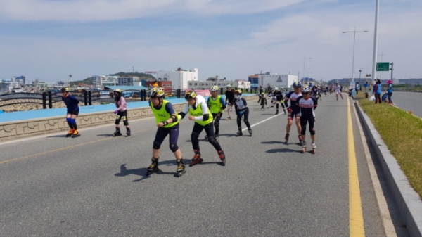 청주성신학교, 인라인 마라톤 대회 스포츠 즐거움 만끽