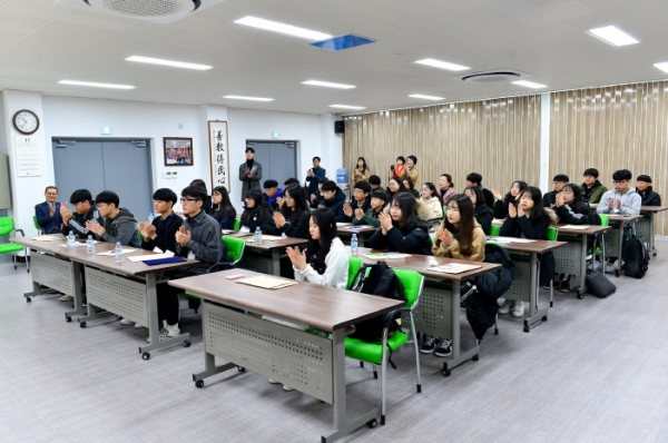 제천시 어르신 고독사 예방 청소년 봉사단 발대식 개최