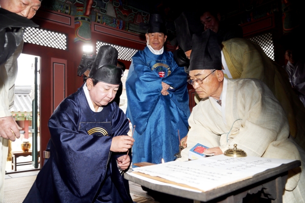 안동시, 태사묘 춘계 향사 봉행