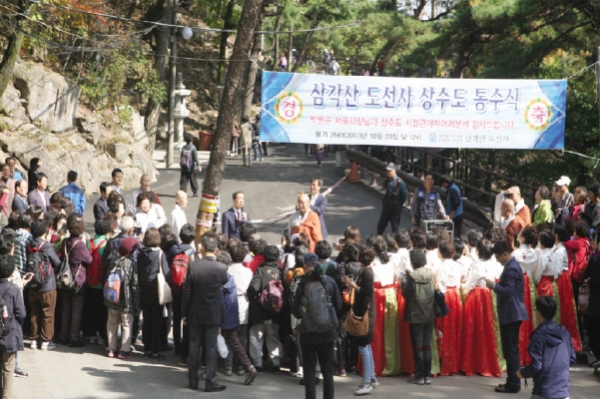 서울시, 지하수오염‧물부족고지대 사찰 수돗물 공급