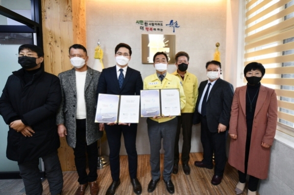 속초해수욕장 관광테마시설 민자사업 협약체결