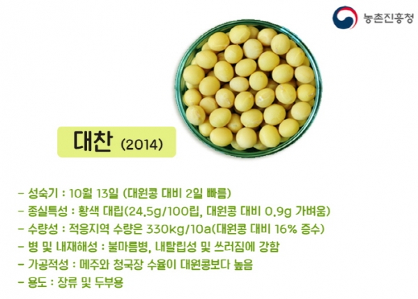 안동시, 2020년산 정부 보급종 콩 종자신청 하세요.