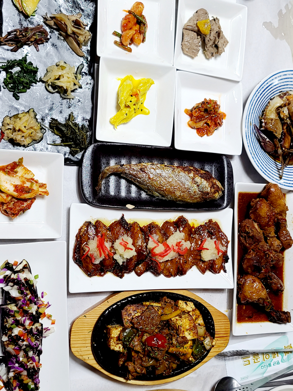 [맛집 탐방] 금산군, 마당 있는 집 한정식