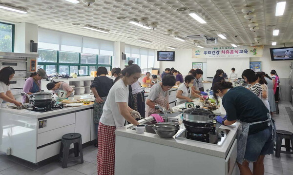 계룡시, 힐링푸드 요리교실, 우리건강 치유음식 교육 운영
