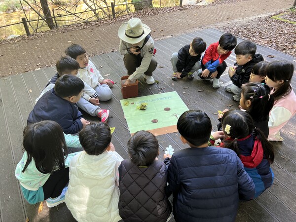 보은삼산초병설유치원, 속리산 푸른 숲에 가다