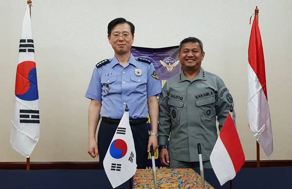 한국·인도네시아 해양경찰, 해양안보 협력회의 실시