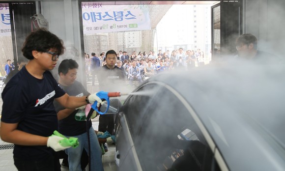 서부발전평택시, 사회적 취약계층 세차장 및 카페 개소