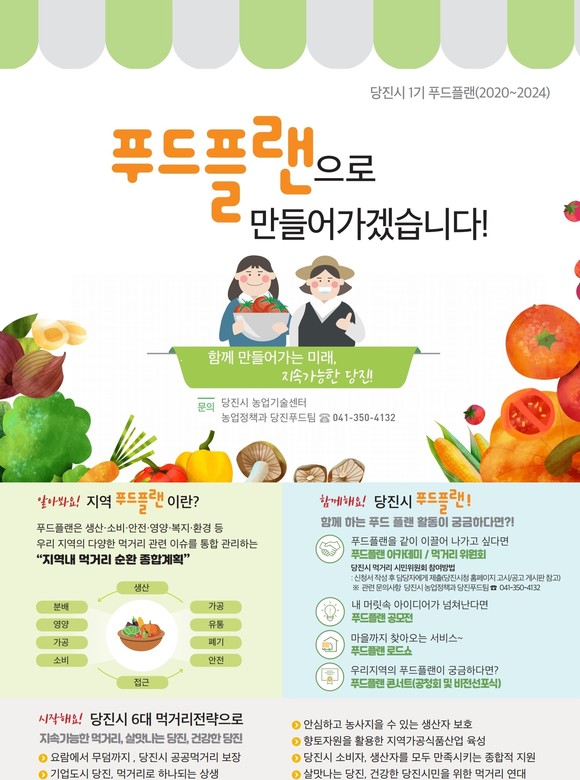 당진시, 시민참여형 푸드플랜 정책 본격 시동