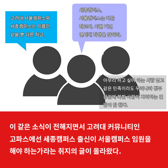 [카드뉴스] 고려대 서울캠 총학생회 임원에 세종캠 학생?