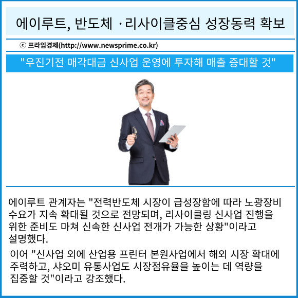 [카드] 에이루트, 반도체·리사이클 중심 성장동력 확보