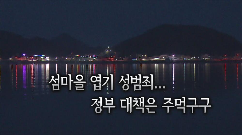 섬마을 엽기 성범죄...정부 대책은 주먹구구