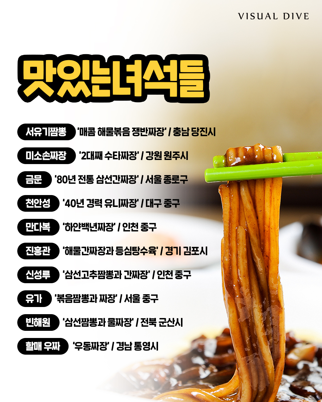 전국 짜장면 맛집 총집합.zip
