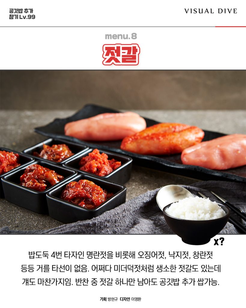 공깃밥 추가 참기 Lv.99
