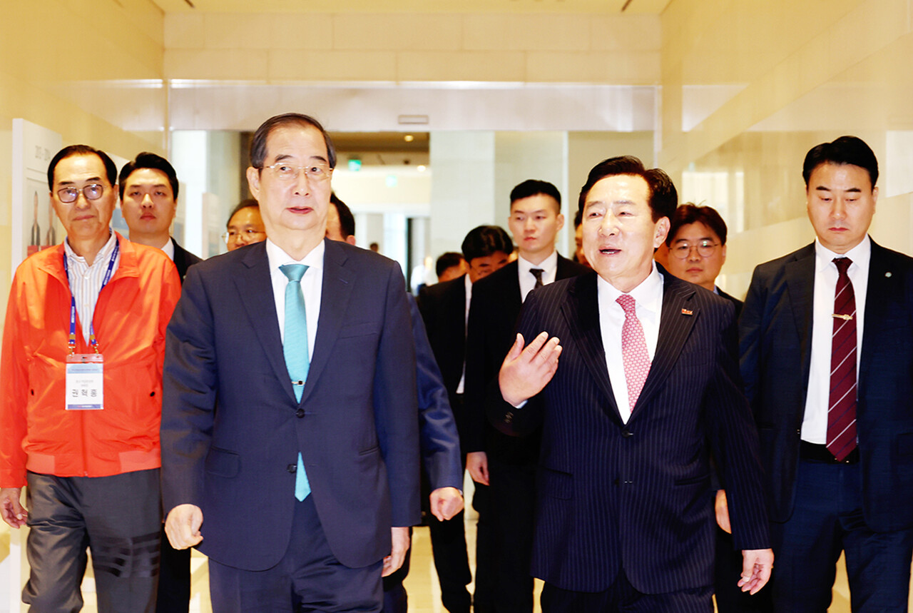 중소기업인 격려 위해 제주까지 찾아간 한덕수 국무총리