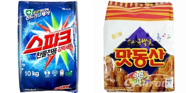 애경산업·해태제과, 스파크리필·맛동산 전년 동분기 대비 가격 상승률 가파라