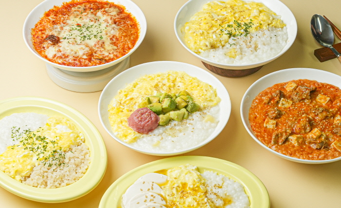 F&B 프랜차이즈 산들그린, 배달 전문 죽 브랜드 에그폭죽 론칭