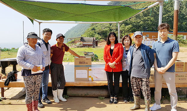 화성분회, 무의촌에 구급함-일반약 지원