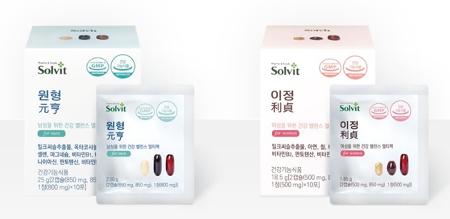 솔빛피앤에프 건강 밸런스 멀티팩 제품 18일 출시