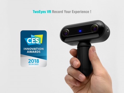 투아이즈테크, 3D 360도 VR 카메라 ‘투아이즈 브이알’ CES 2018 혁신상 수상