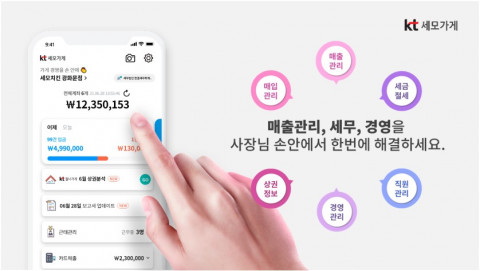 로움아이티, 소상공인 세무·경영 솔루션 ‘KT 세모가게’ 출시… 오픈 이벤트 진행