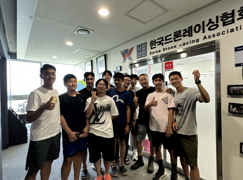 중국 드론 레이싱 선수 5명, 한국 국제 드론 레이싱 스쿨 수료