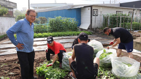 천안시 봉명마을관리협동조합, 직접 수확한 농산물 기부행사 개최