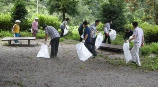 고창 대산면, 국토대청결운동 전개