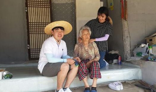 장수 장계면·대학생 사회체험 프로그램 참여자 봉사활동