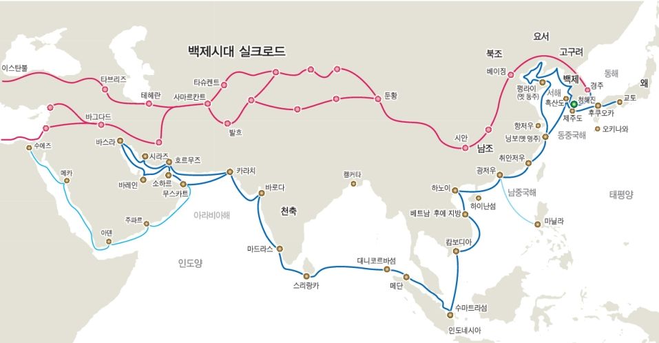 [① 백제와 실크로드] 찬란했던 동서 문물교류…그 중심에 백제가 있었다