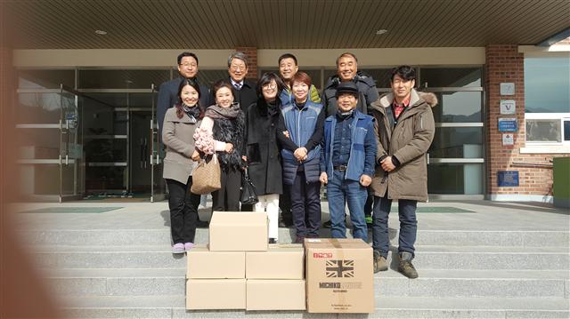 전주시공무원노조, 사회복지시설 참사랑낙원에 생필품 전달
