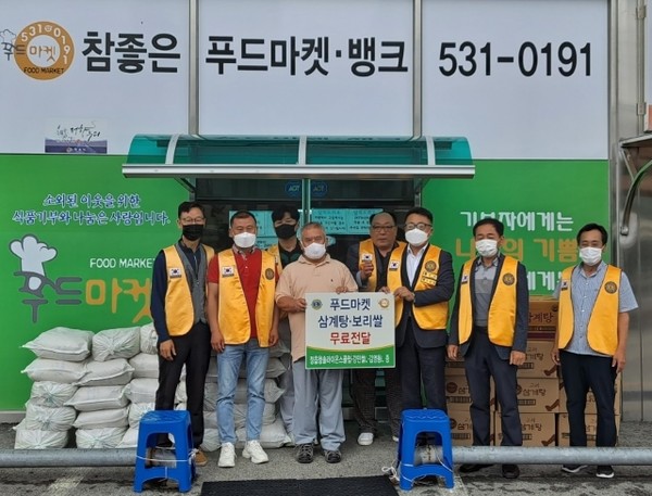 정읍 참좋은푸드마켓·뱅크 취약계층 지원을 위한 물품 기탁 이어져