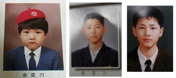 태양의 후예 송중기 졸업사진 변천사 화제… 유치원때부터 똑같았네