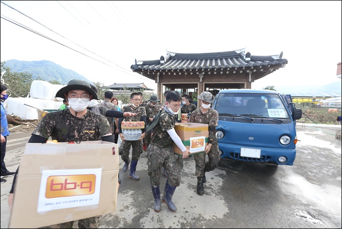 BBQ, 전남 구례 수해지역에 치킨 1,000인분 전달