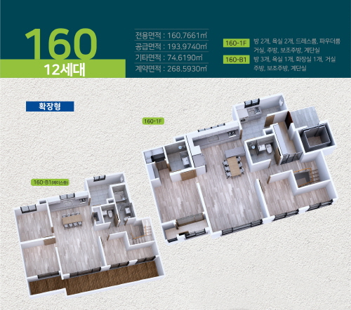 신제주권 마지막 세대분리형 가능... 전용 160㎡ 대형평면 이안 더 프리미스 노형서 한 지붕 두 가족 산다
