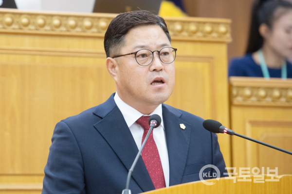 김현수 양주시의원, 자전거 사고 급증···도로 도색 규정 강화해야