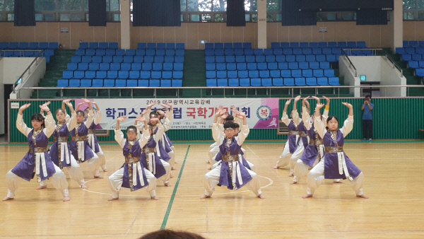 동덕초, 대구교육감배 학교스포츠클럽 국학기공 3연패