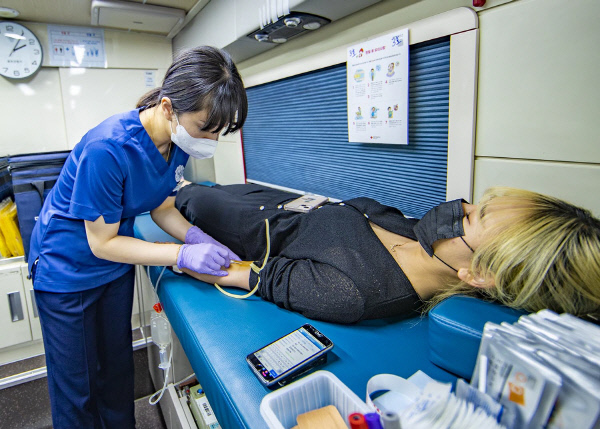 영남대, 개교 75주년 기념 사랑의 헌혈 행사
