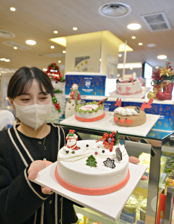 대백프라자 크리스마스 케이크 예약 할인판매
