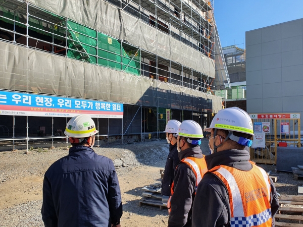한국비계기술원, 철도 건설현장 안전 위해 국가철도공단과 합동점검