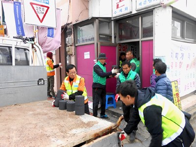 공주 신풍면 훈훈한 온기 전하기구슬땀