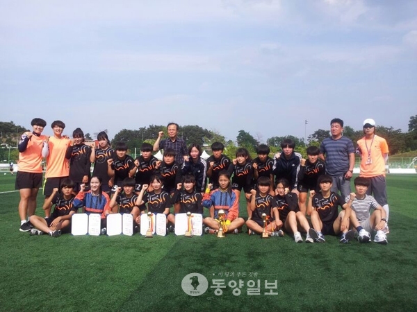 충주 예성여고 청학기 전국여자축구 준우승
