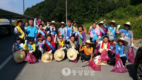 세종 합강공원캠핑장 환경정화