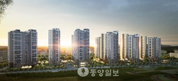 자연친화적 단지 천안 불당 파크 푸르지오