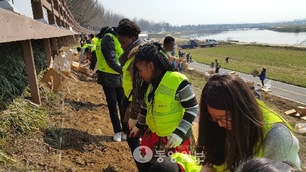 아산 곡교천 환경정화 활동