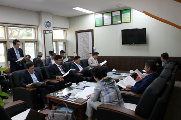 청주시의회 청주시시설관리공단 방문