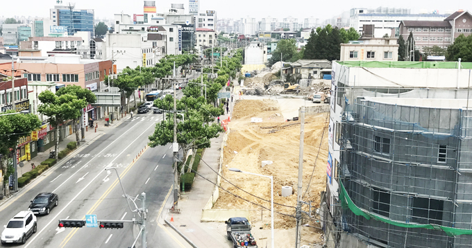 오는 9월 청주상당로 넓어진다
