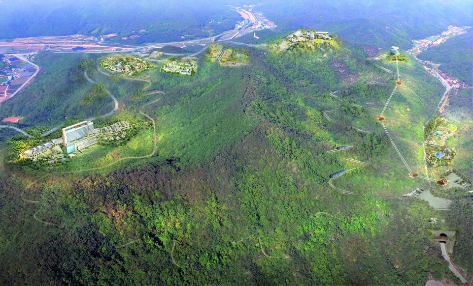 보은 속리산복합휴양·관광단지조성 본격화…짚라인 등 공공사업부문 이미 착공·국내 대기업 2곳 민간투자 타당성 검토